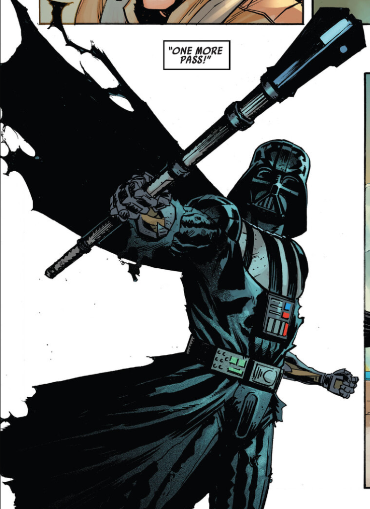 Darth Vader's electrostaff appearance in Common Appearance