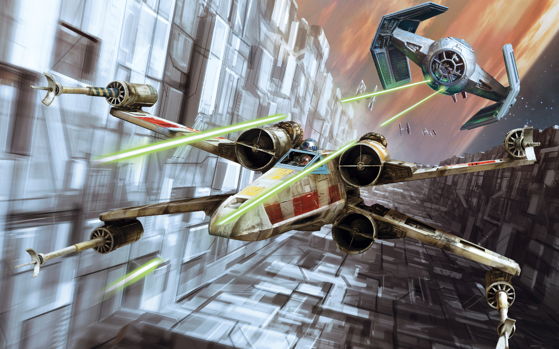 Skywalker, whose father was considered the best pilot in the galaxy, flew the X-wing starfighter that destroyed the Death Star.