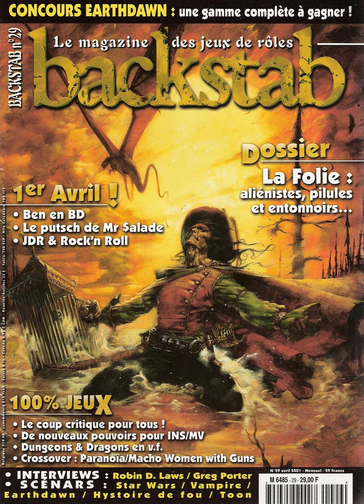 Backstab 29 appearance 