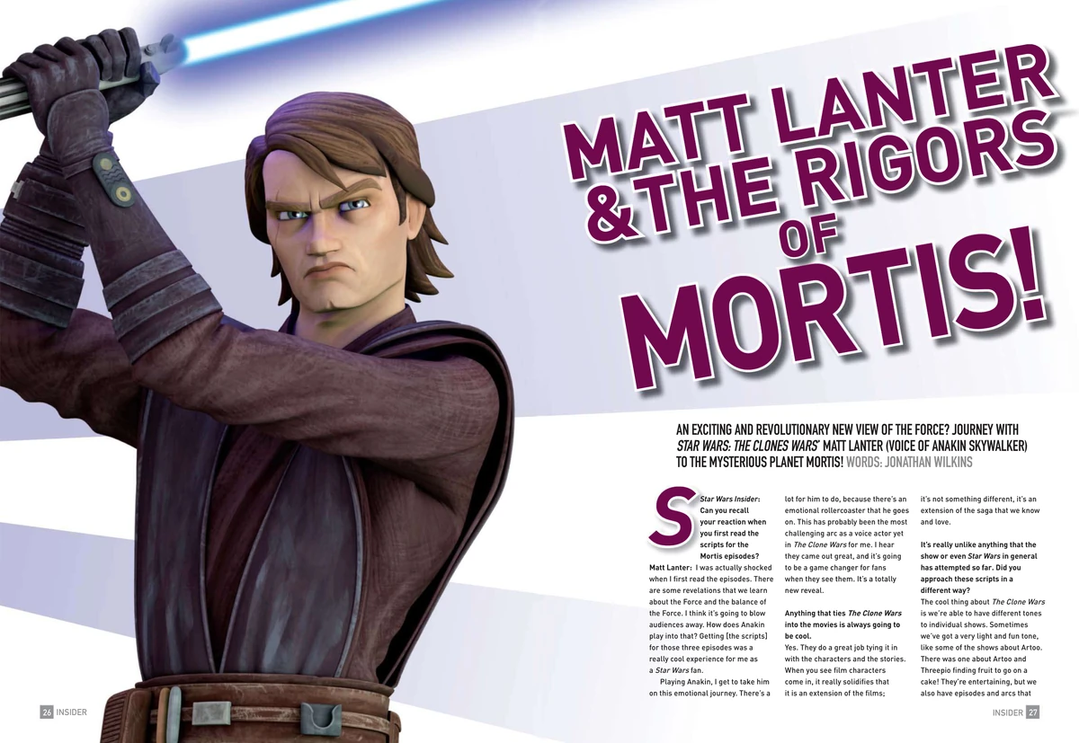 Matt Lanter & the Rigors of Mortis! Wookieepedia Fandom