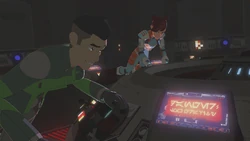 Kaz and Torra trying to fix the Colossus' gravity