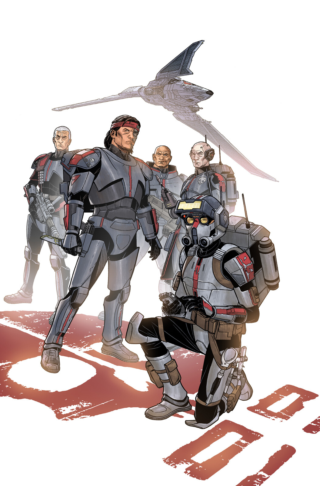 The specialized commandos of Clone Force 99, known as the "Bad Batch," were an effective unit throughout the war.