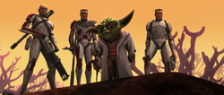 Ambush Yoda clones