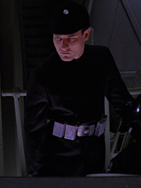 Major Hewex, of the Imperial Navy's naval trooper detachment on Endor.