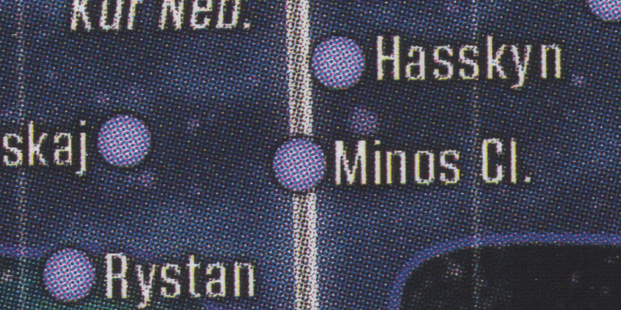 The Minos Cluster's location in the Outer Rim Territories