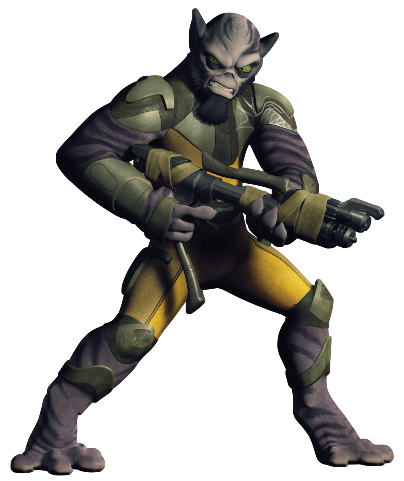 Zeb Orrelios, ready for combat