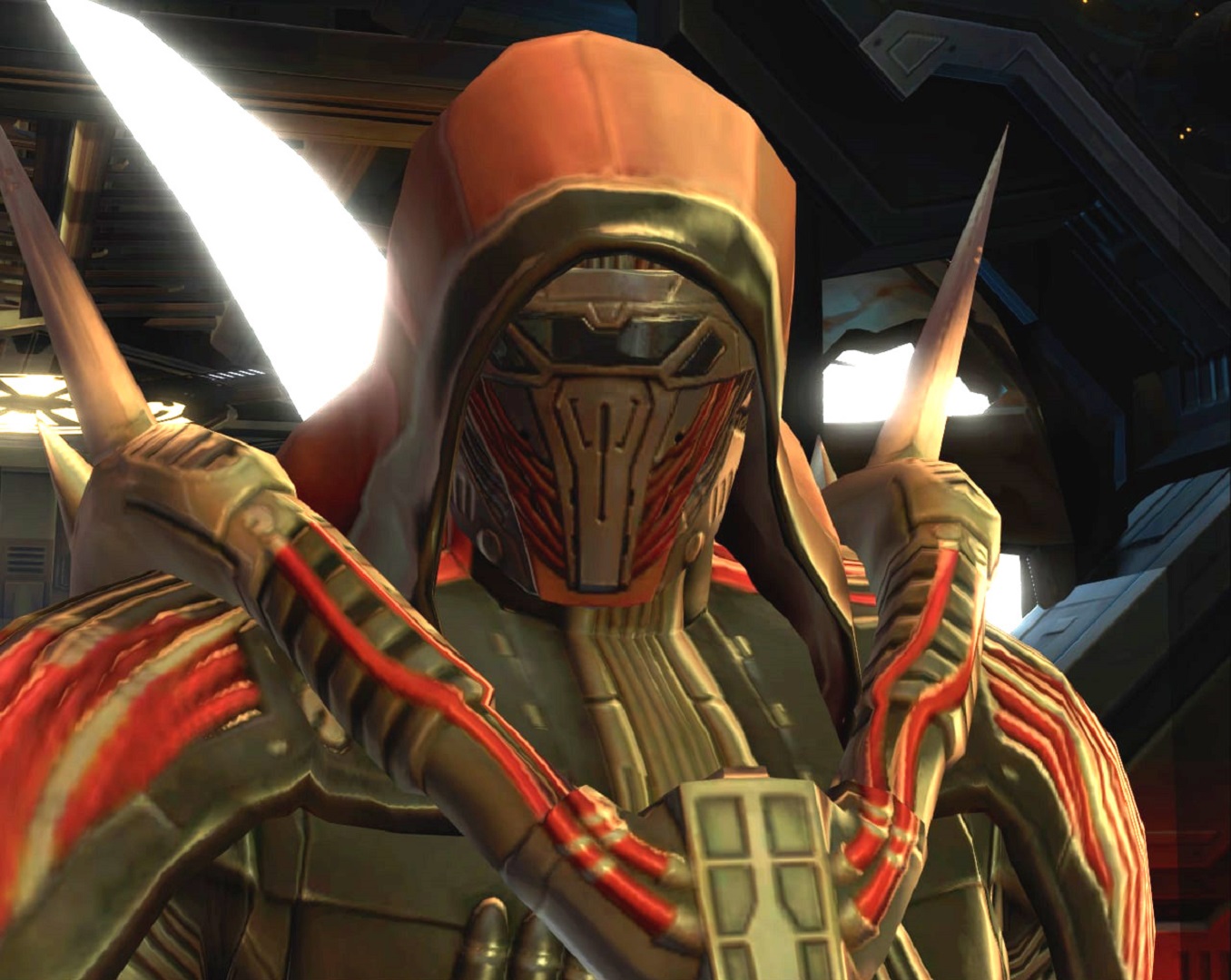 Darth Marr in the Raider's Cove on Rishi