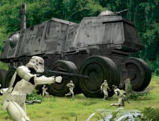 Imperial forces on Yavin 4.