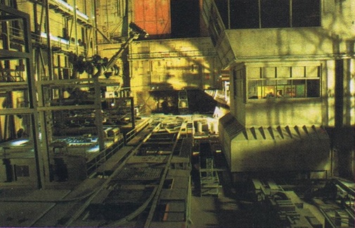 A maintenance area in the starport.