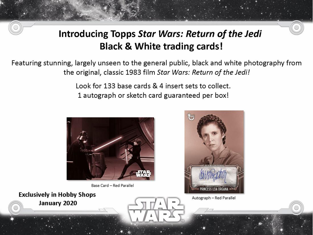 2020 Topps Star Wars Black & White: Return of the Jedi