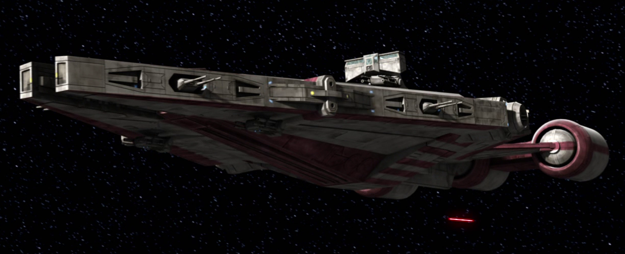 Obi-Wan Kenobi's Arquitens-class light cruiser appearance in Common Appearance