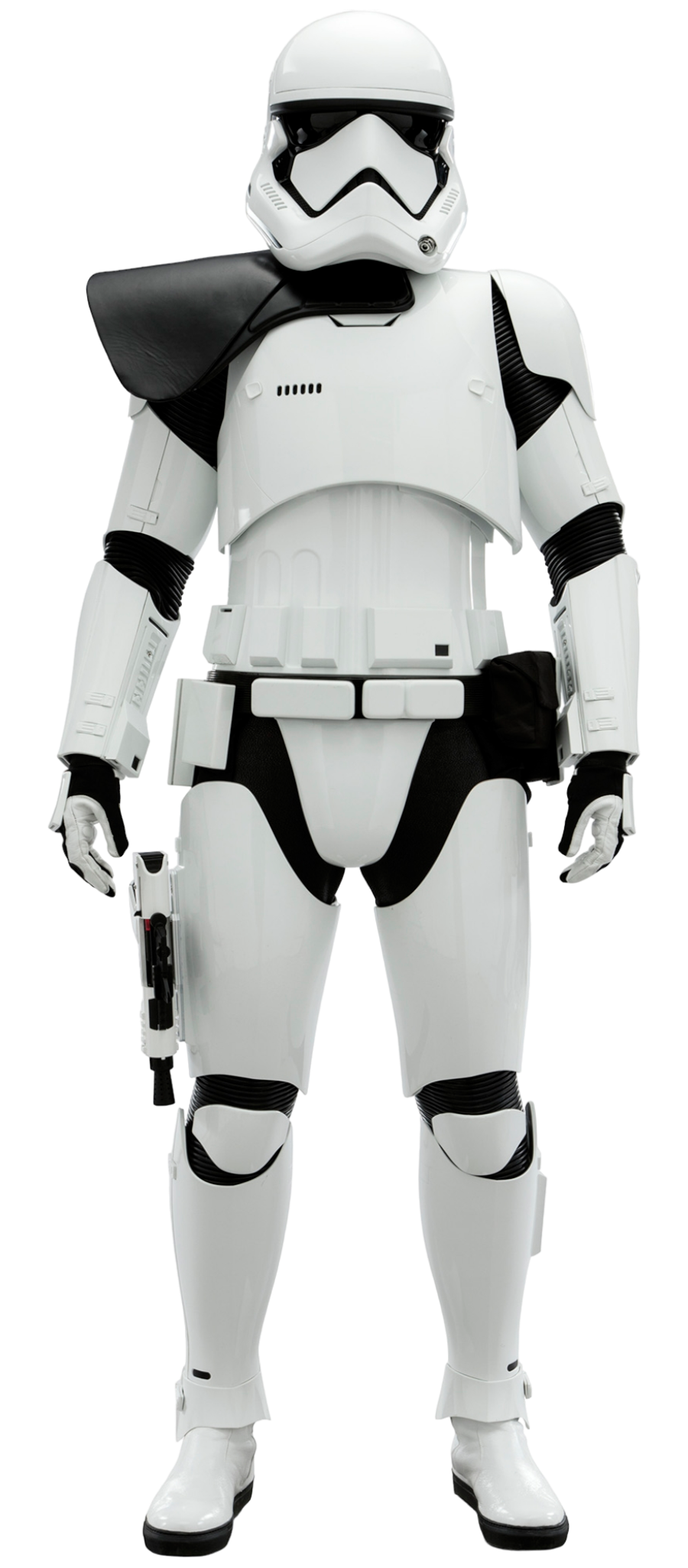 Pauldrons were added to stormtrooper armor to mark officers.