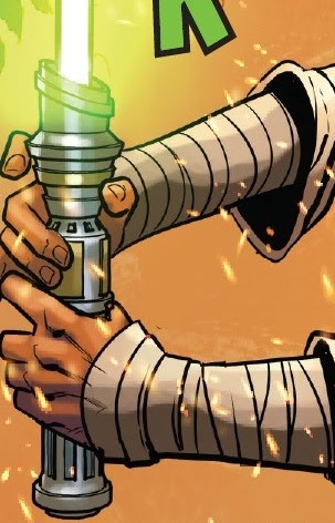 Voe's lightsaber appearance in Common Appearance