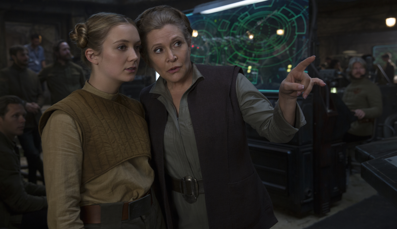 Billie Lourd is the daughter of Carrie Fisher, the actress who portrayed Princess Leia Organa.