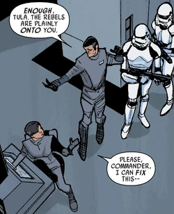 Tace's sister Tula was forced to work as a spy by the Empire