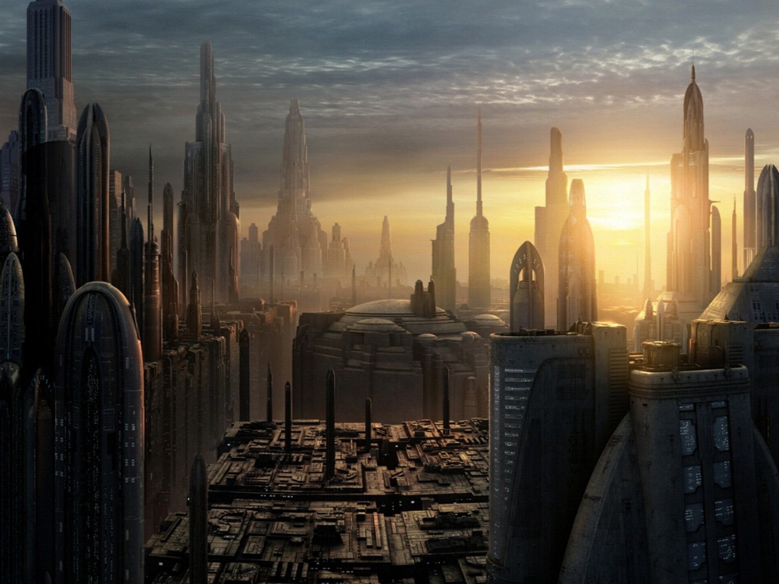 star wars city scenery