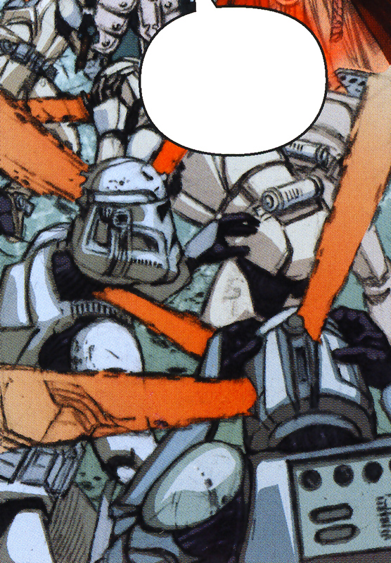 The stormtroopers mutate into rakghouls.