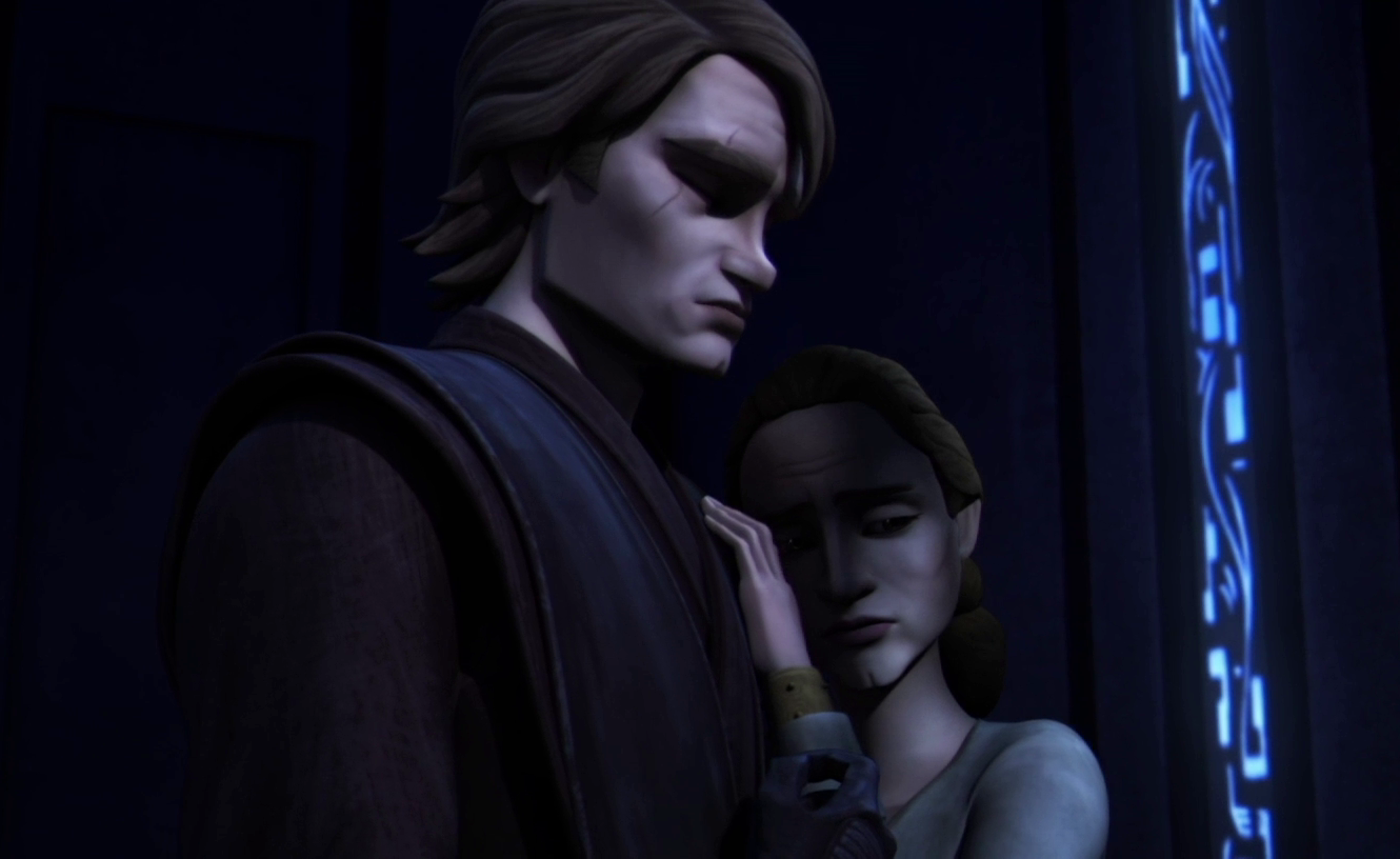 Anakin was burdened by guilt, believing that he had failed his mother and himself as a Jedi.