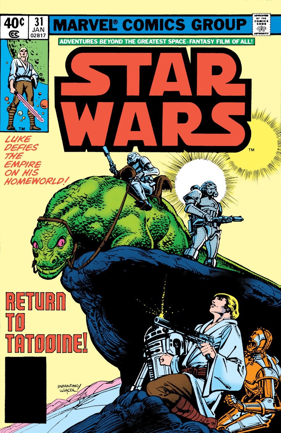 Star Wars (1977) 31 appearance 