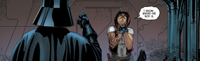 Vader chokes Aphra