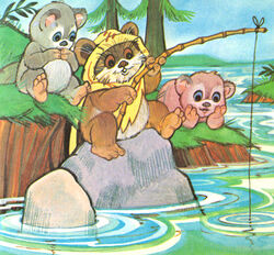 Ewoks fishing