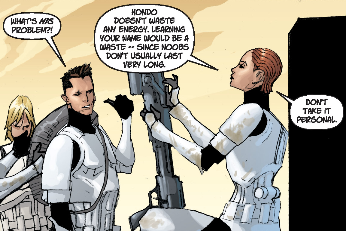 Jes Gistang was the first named female stormtrooper to appear in Star Wars canon.