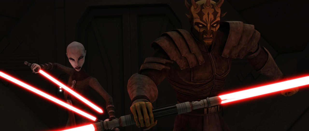 Ventress and Opress take on Dooku.