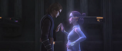 Anakin contacts Padme