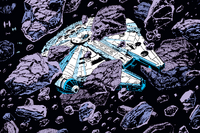 The chaotic Hoth asteroid field