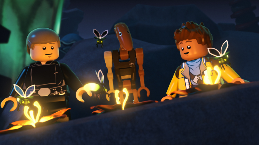 Felucian fireflies as depicted in the series LEGO Star Wars: The Freemaker Adventures.