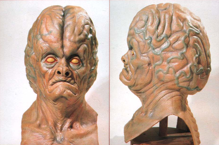 Pons Limbic's mask was created by Rick Baker's team.