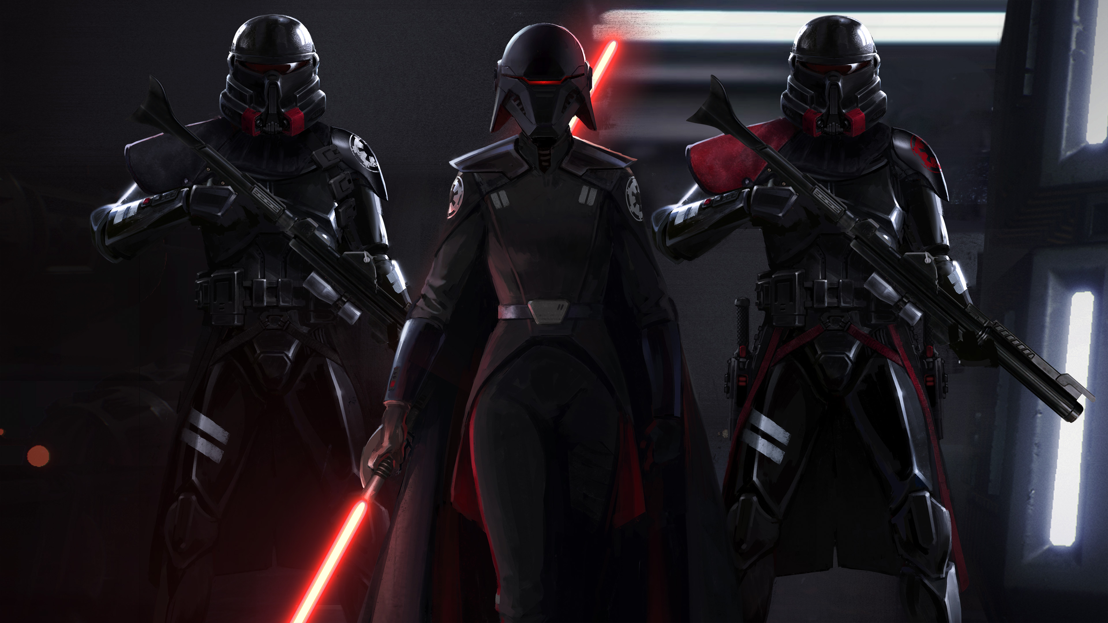 Purge Troopers served as an expendable death squad for the Inquisitors of the Galactic Empire.