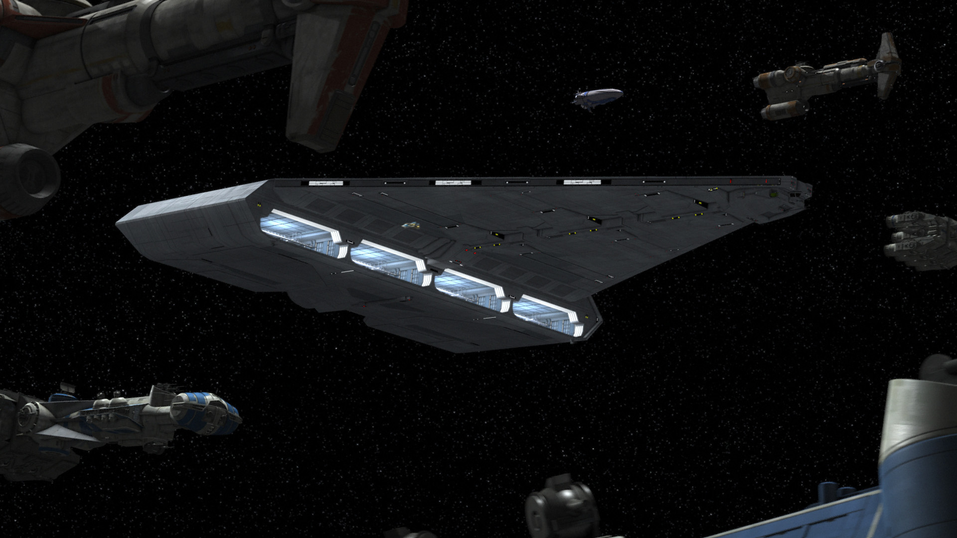 The acquisition of the Imperial fighter carrier boosted the Phoenix rebels' forces.