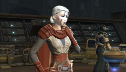 Nadia Grell inside the Colony