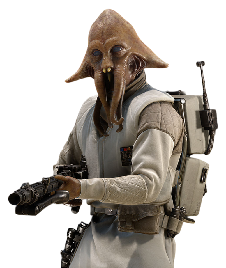 A Quarren Rebel trooper.