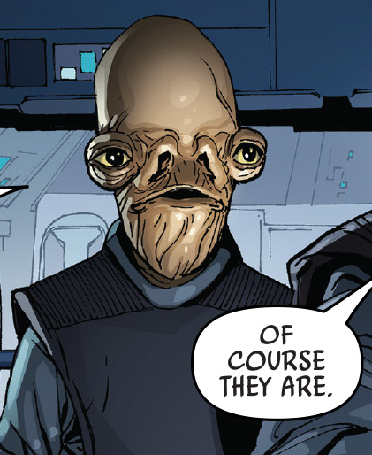 Unidentified Mon Calamari commander  (Mon Cala) appearance in Common Appearance