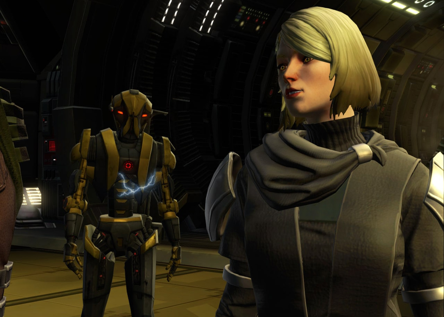 Lana Beniko gifted to the Outlander her bodyguard droid HK-55.