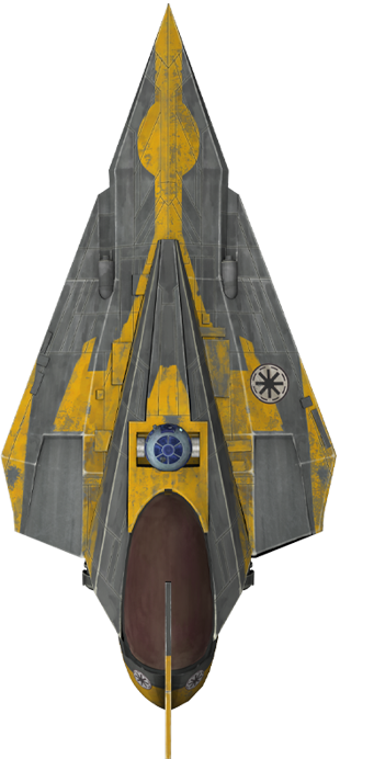 Anakin Skywalker s Delta 7B Aethersprite class light interceptor