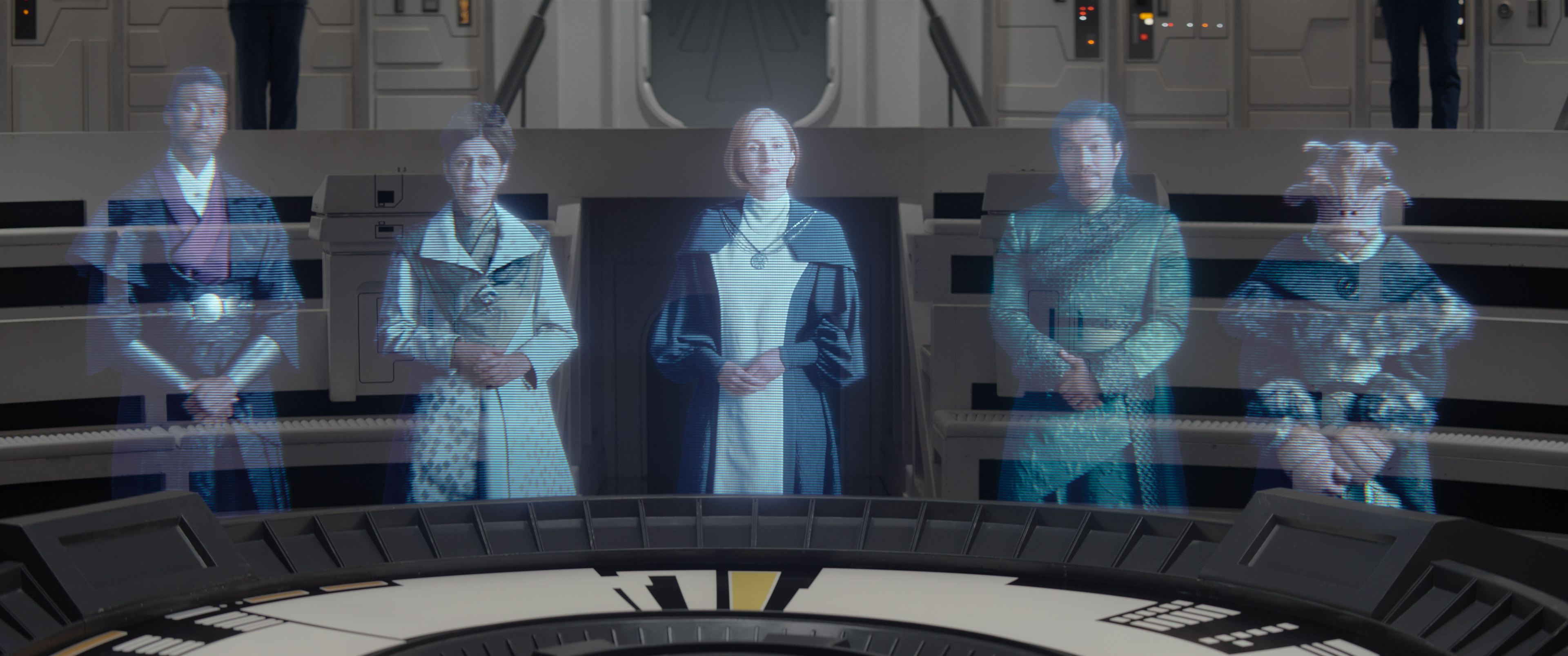 Senators of the Galactic Senate after it was restored.