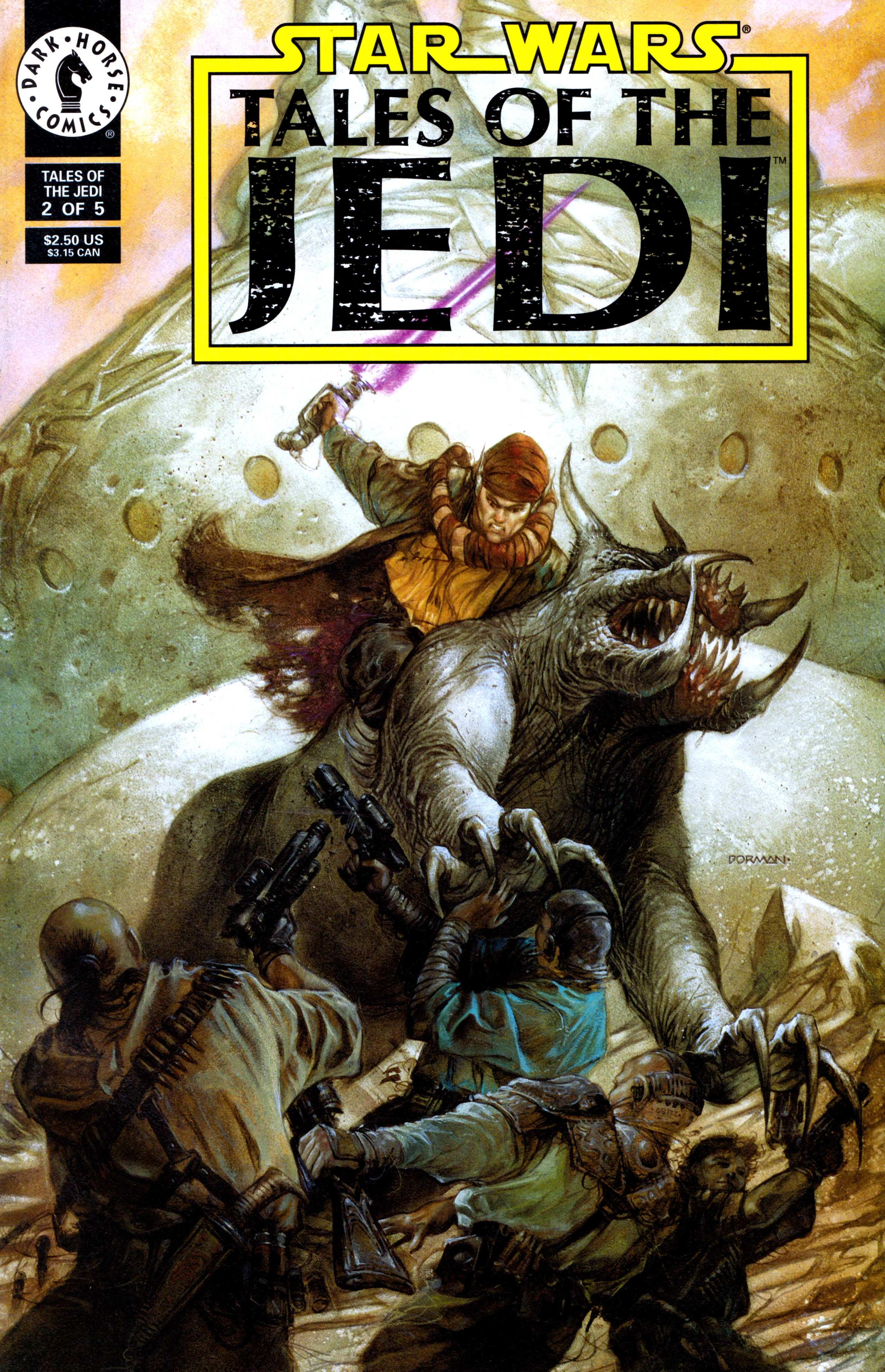 Cover art for Tales of the Jedi issue #2