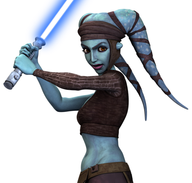 Twi'lek Jedi Master Aayla Secura, born Aaylas'ecura