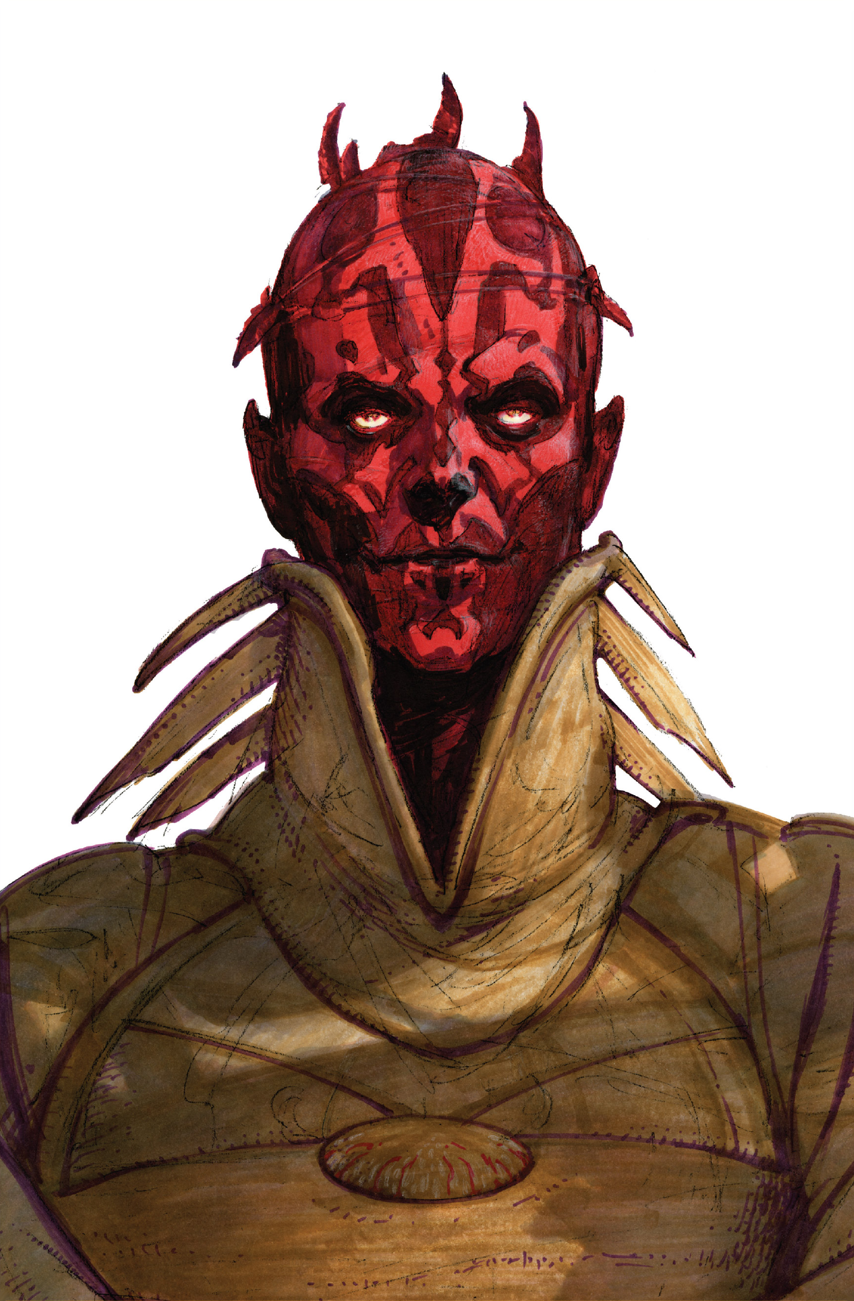 Maul's final concept art by Iain McCaig