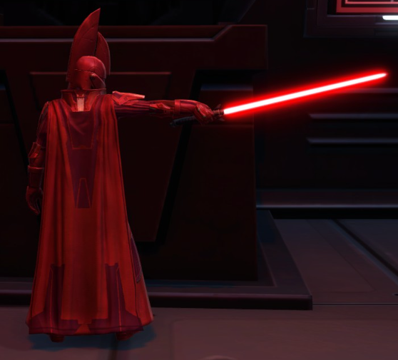 Imperial Guard with a Lightsaber