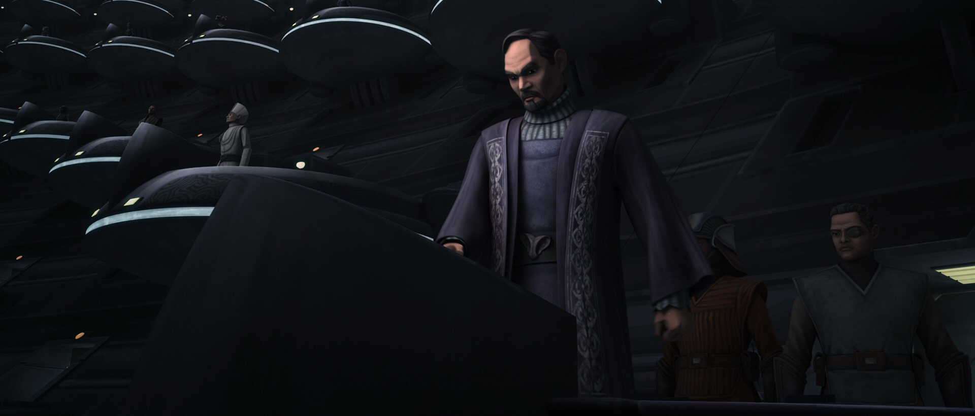 Organa votes against Rush Clovis' nomination to lead the Banking Clan.