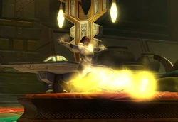 Senya uses Mystic knowledge to heal Arcann.