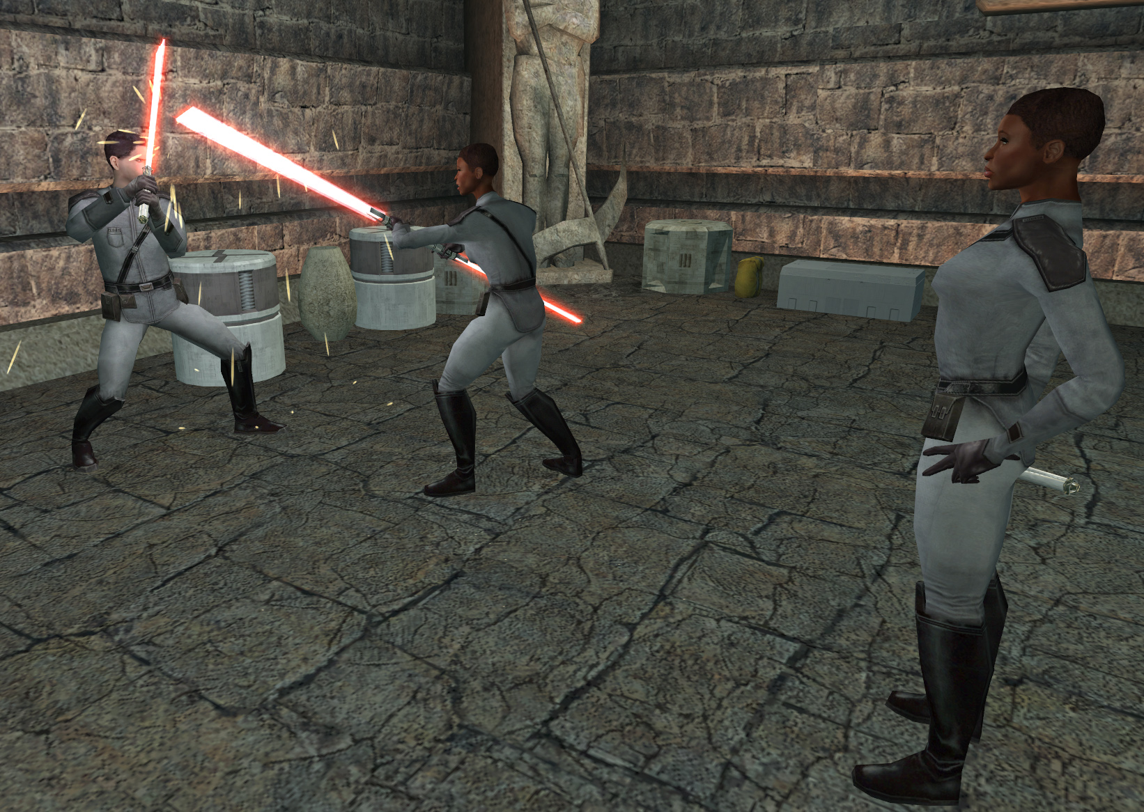 Lightsaber training under Revan's Sith Empire.