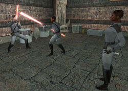 Sith Academy lightsaber training