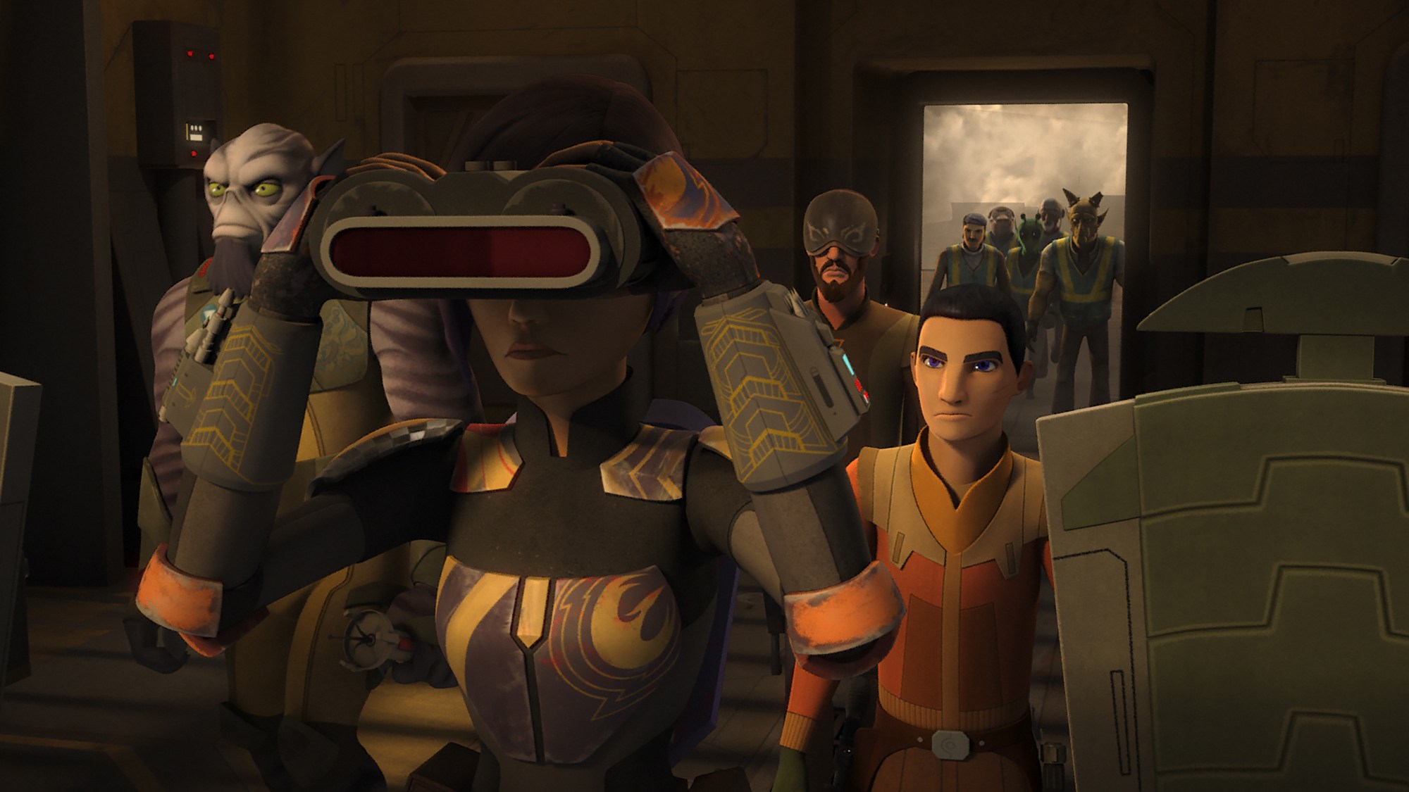 Sabine notices incoming Imperial forces