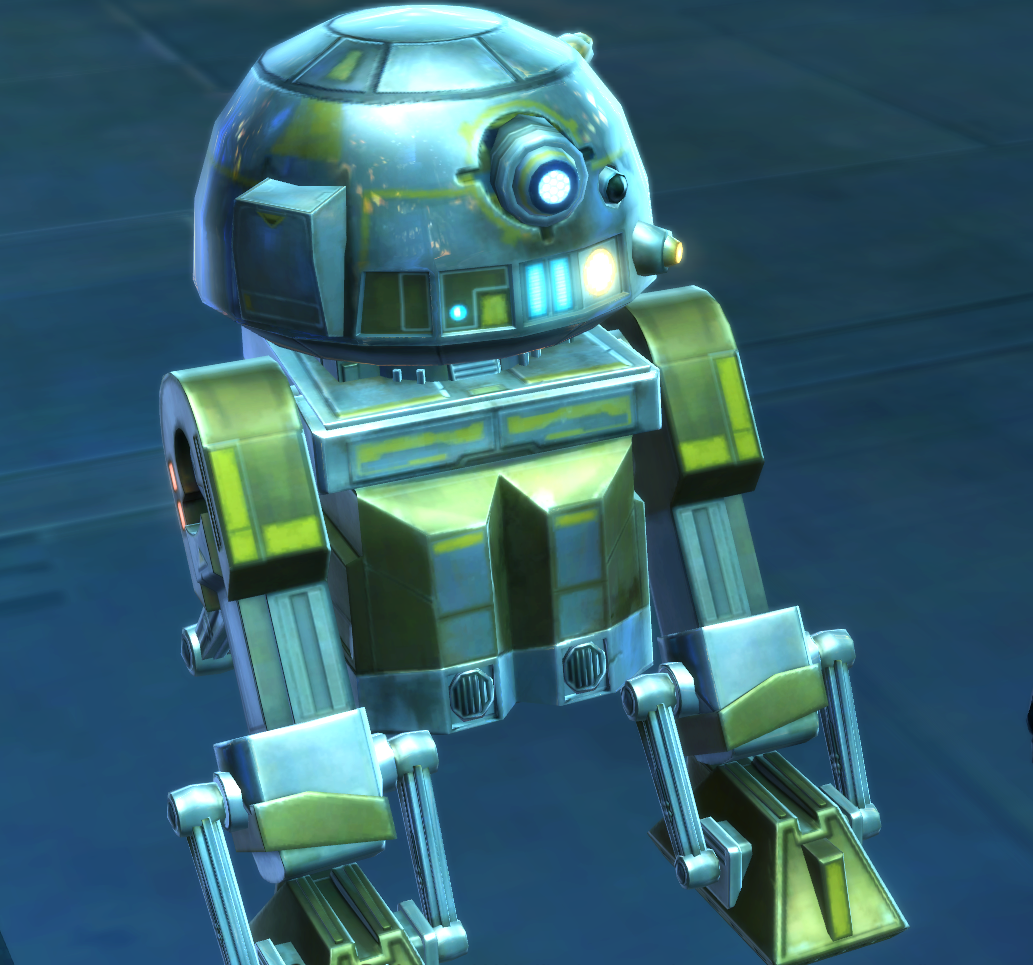 A Coruscant Security customs droid