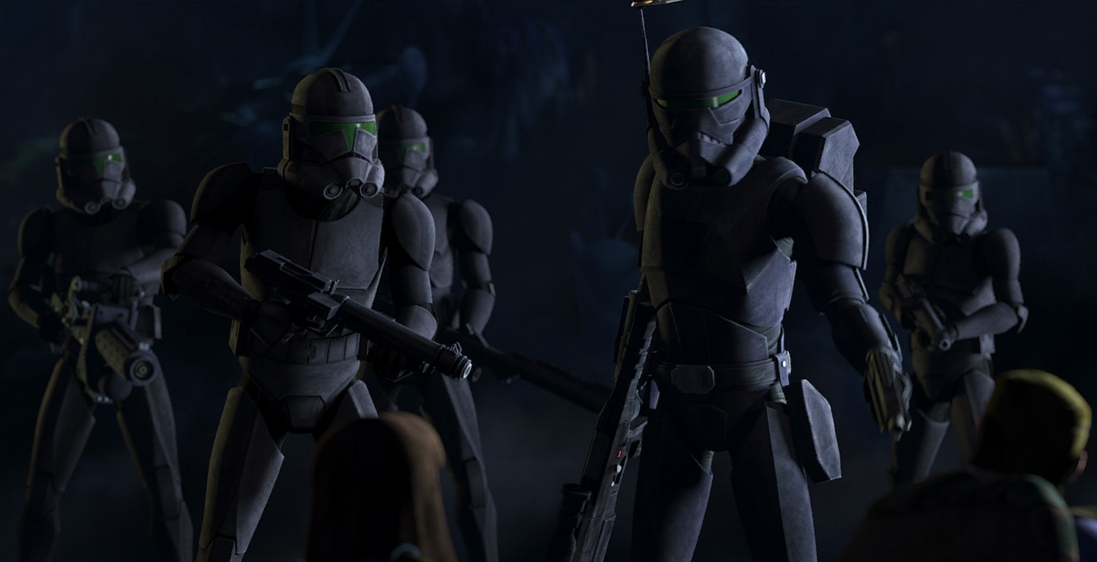 Clone Commander Crosshair was placed in charge of the first Elite Squad, non-clone soldiers who enlisted with the Imperial Military.